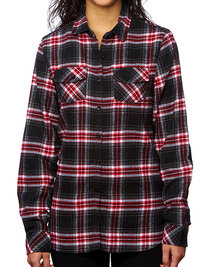 Ladies´ Woven Plaid Flannel Shirt