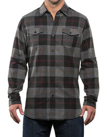 Woven Plaid Flannel Shirt
