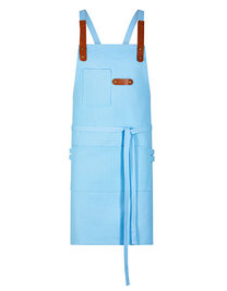 Bib Apron Canvas With Decorative Label