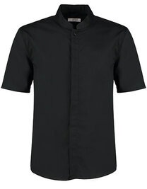 Men´s Tailored Fit Mandarin Collar Shirt Short Sleeve