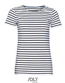 Women´s Round Neck Striped T-Shirt Miles