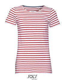 Women´s Round Neck Striped T-Shirt Miles